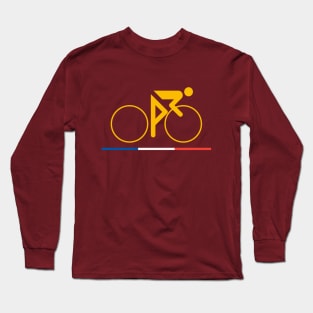 Bike Yellow Jersey Rider Long Sleeve T-Shirt